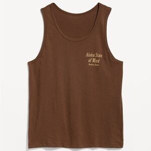 Old Navy Tank with Aloha State of Mind Print